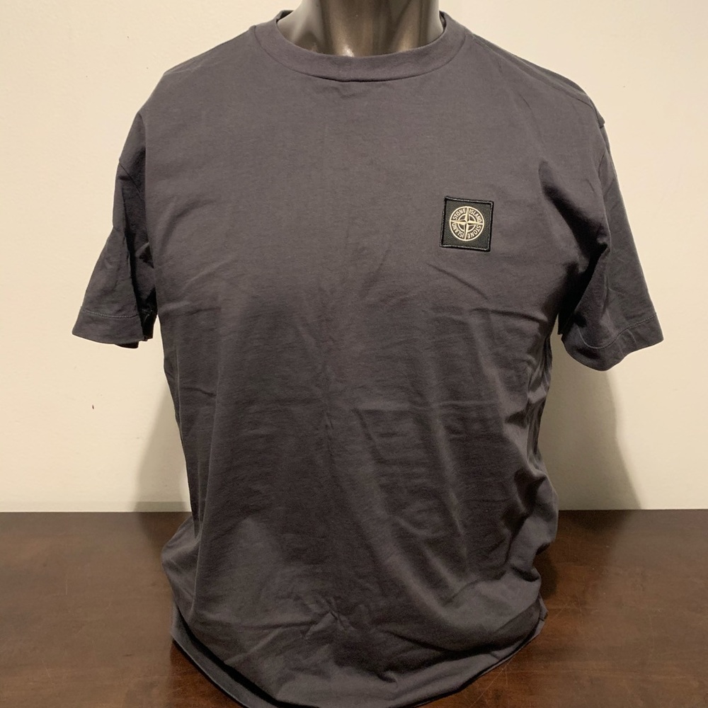 Stone Island Charcoal Patch Shirt Large